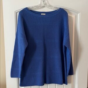Talbots Royal Blue 1x Crew Neck Sweater